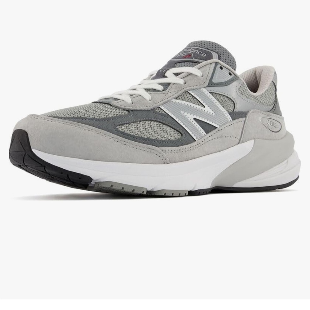New Balance 990 v6 Gray and White Athletic Shoes